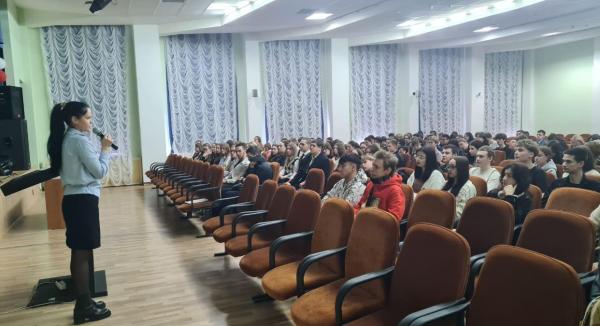 Встреча студентов с инспектором ОДН СПб Финляндского ЛО МВД России на транспорте