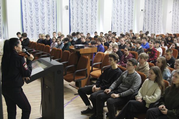Встреча с инспектором ОДН СПб Финляндского ЛО МВД России на транспорте